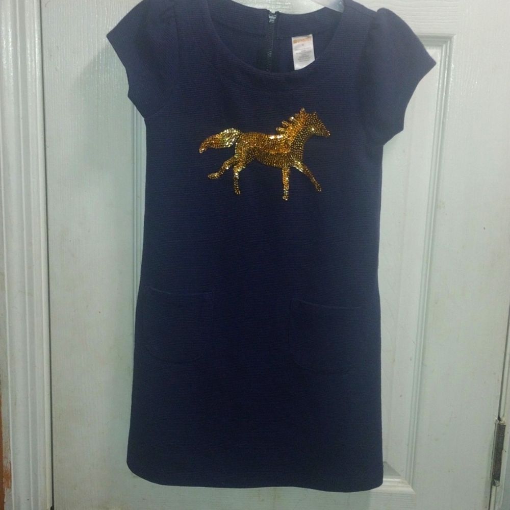 Gymboree Dress in Navy Blue. Size 6